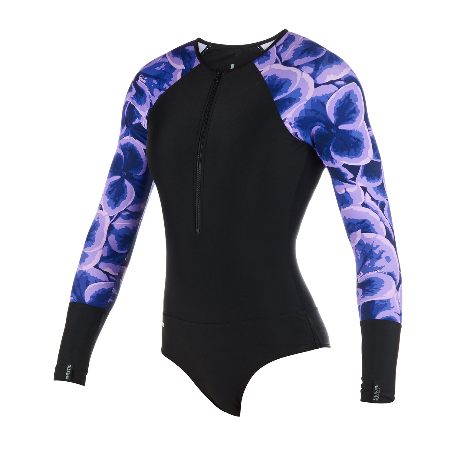 Mystic Womens Dazzled Longarm Lycra Rash Suit - Viola