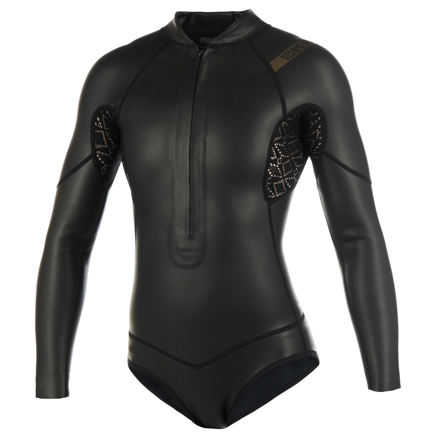 Mystic Womens Diva 3 / 2Mm Fzip Longarm Shorty Muta - Nera