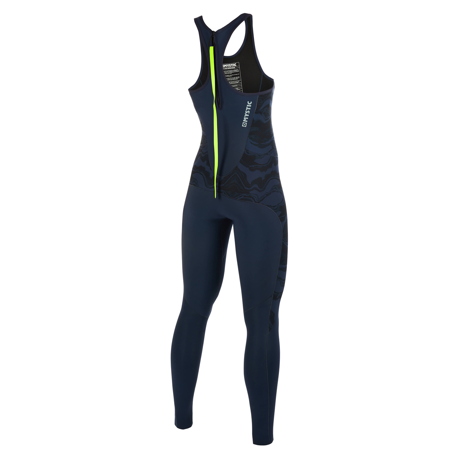 Muta Da Donna Mystic Wiva 3 / 2Mm Lungo John - Navy / Lime
