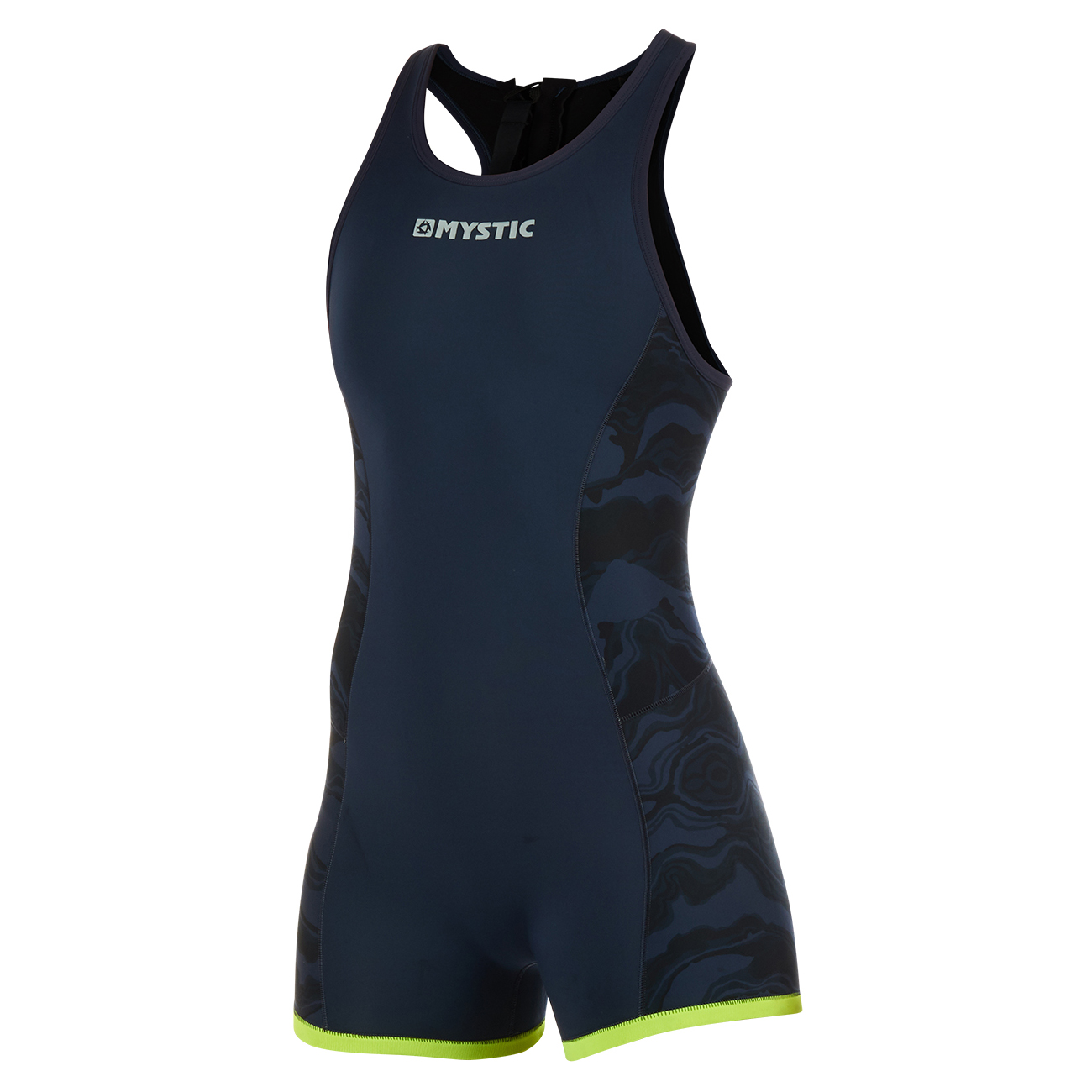 Mystic Womens Diva 3 / 2Mm Short John Wetsuit - Navy / Lime