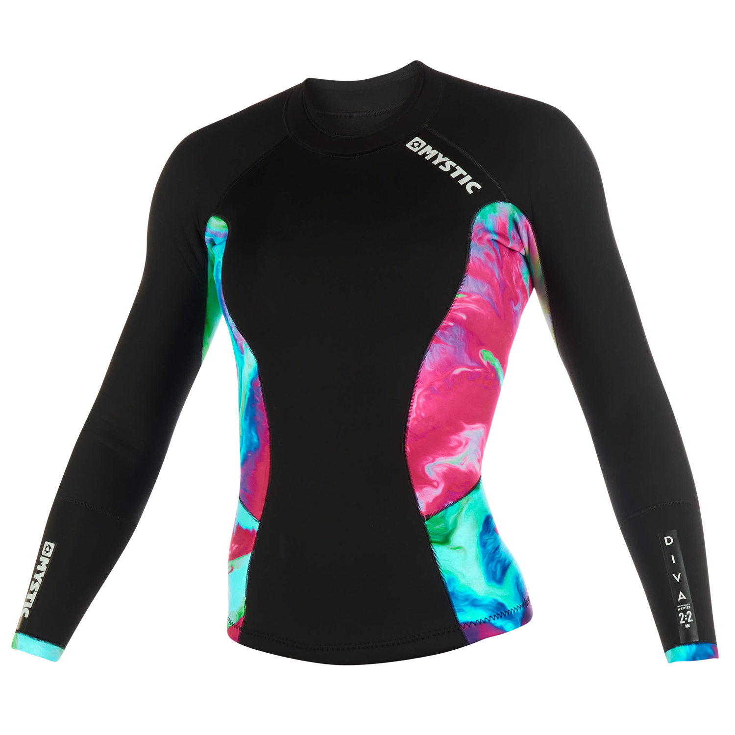 Mystic Womens Diva Vest Muta In Neoprene Top - Aurora