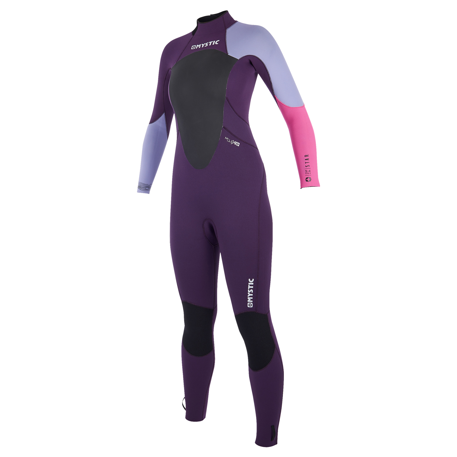 Muta Mystic Womens Star 5 / 4Mm Back-Zip - Viola