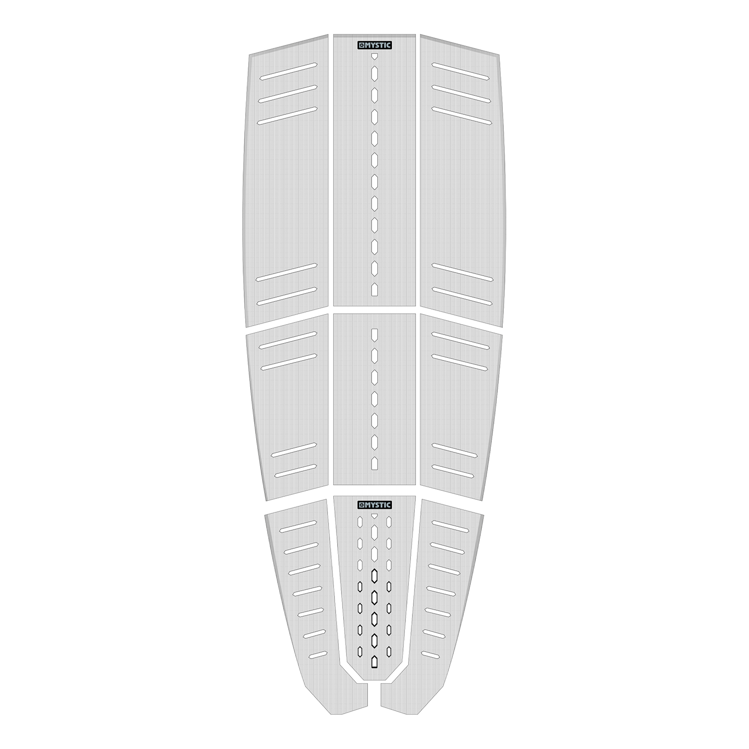 Mystic Classic Shape Ambush Full Deckpad - Bianco