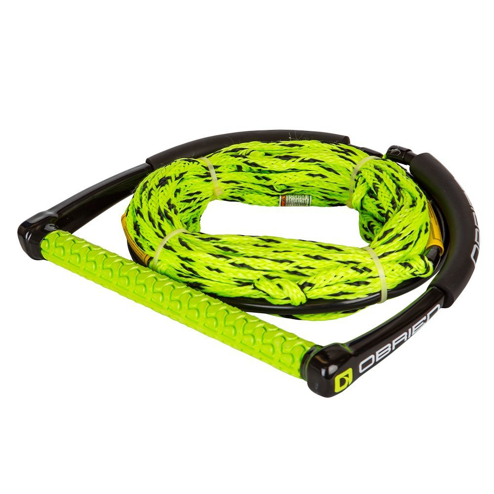 Combo Corda E Impugnatura Poly-E Wake A 4 Sezioni Obrien - Verde / Nero