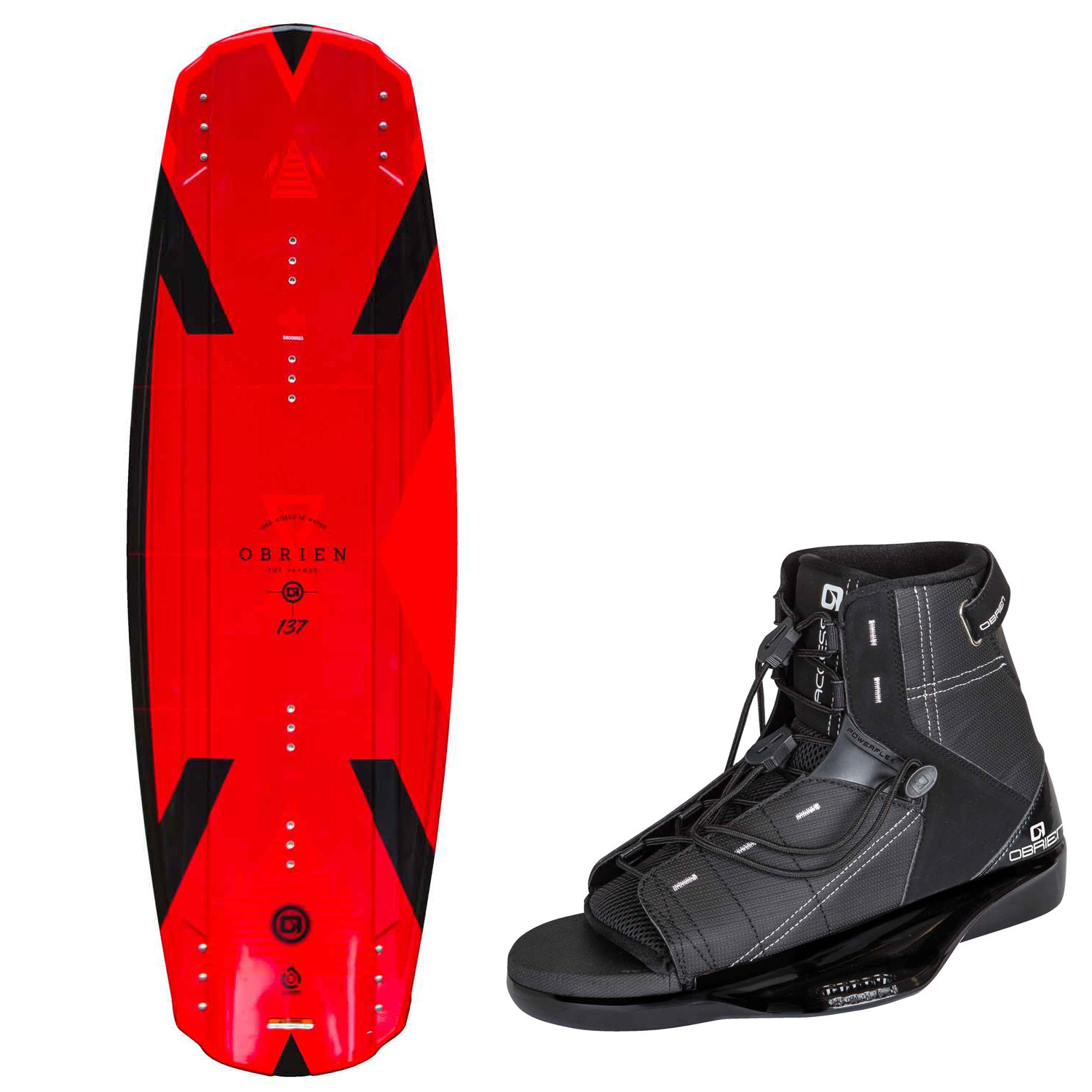Pacchetto - 142Cm Di Obrien Format Wakeboard & Access Binding