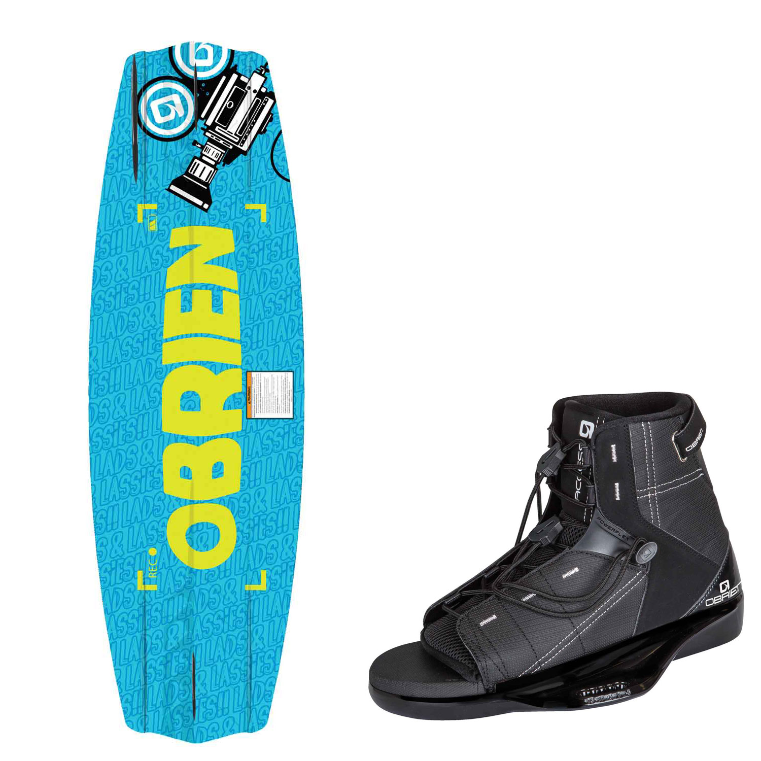 Obrien Valhalla Wakeboard & Access Binding Package - 133Cm