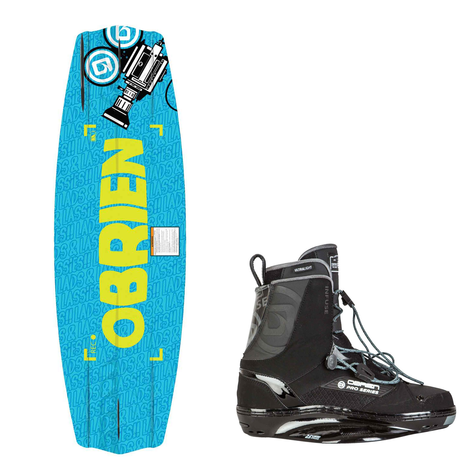 Obrien Valhalla Wakeboard & Infuse Binding Package - 138Cm