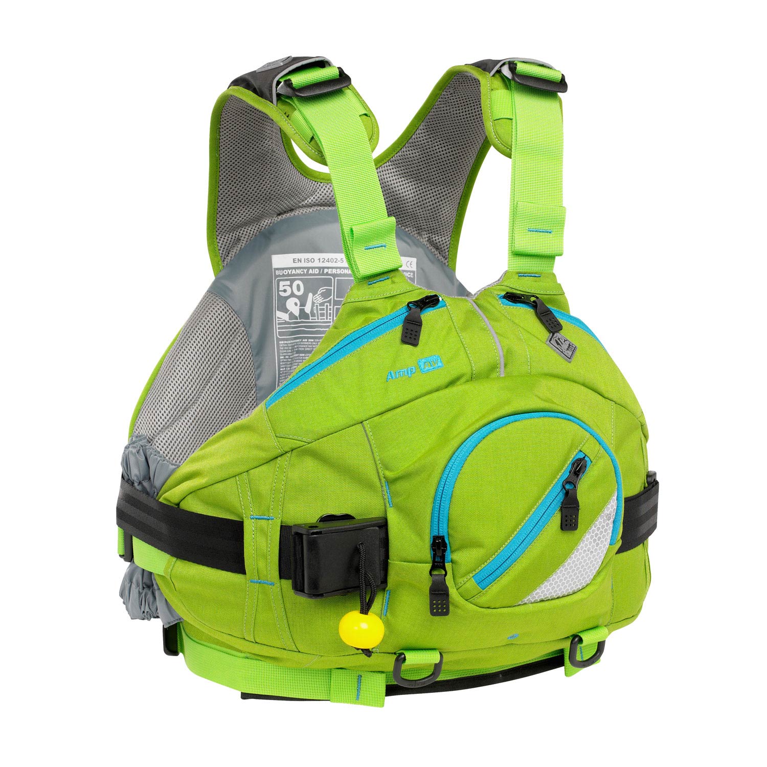 Palm Amp White Water Pfd Giubbotto Salvagente 2015 - Lime