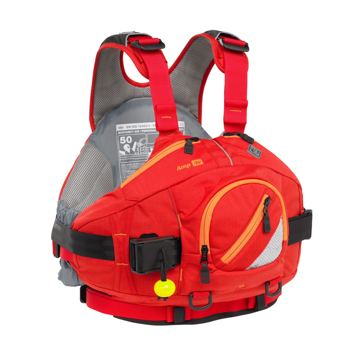 Palm Amp White Water Pfd Giubbotto Salvagente 2015 - Red