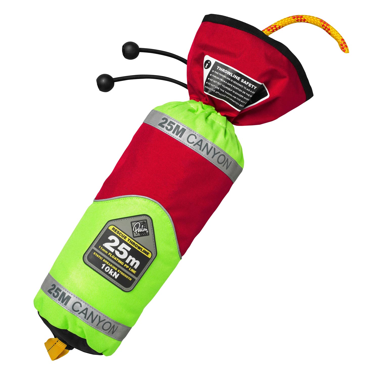 Palm Canyon 25 M Throwline - Red / Hi-Vis Giallo