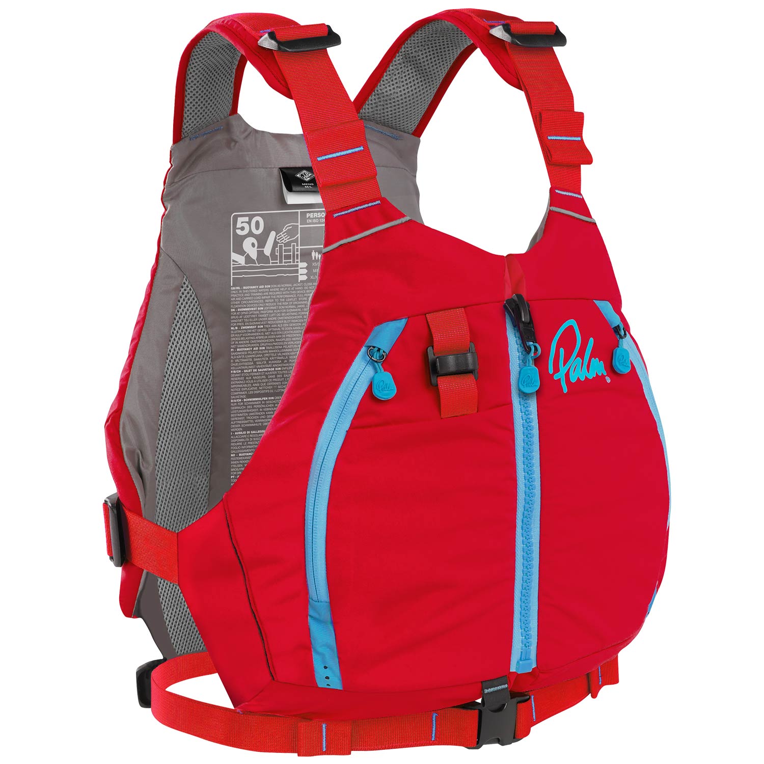Palm Pey Pfd Kayak Galleggiabilità Aiuto - Rosso