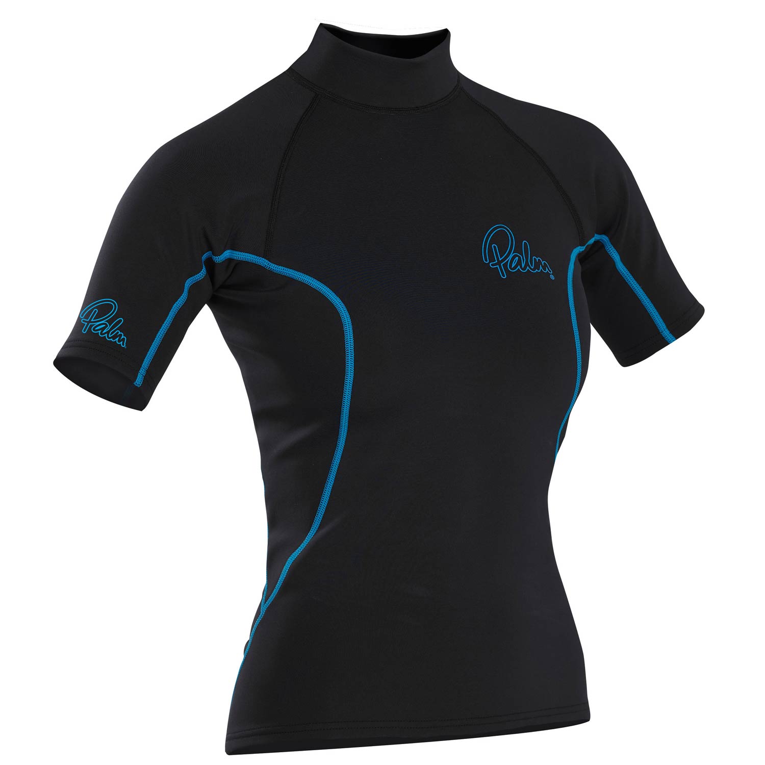 Top Da Viaggio In Neoprene Manica Corta Donna Palm Wairoa - Nero