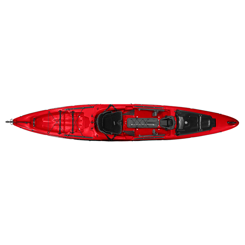 Wilderness Sistemi Thresher 155 Kayak Con Timone 2015 - Red