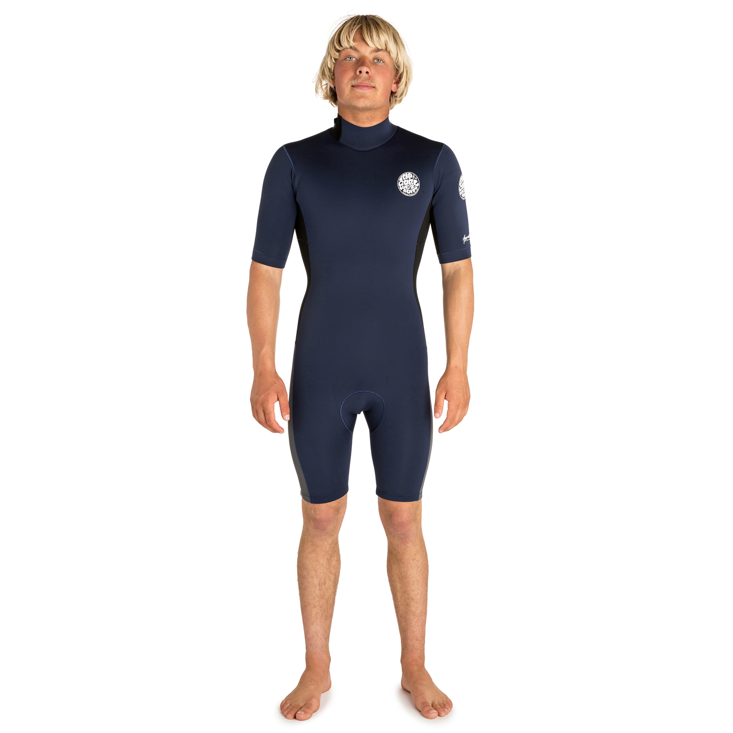 Muta Corta A Maniche Corte Con Zip Posteriore Aggrolite Rip Curl - Blu Scuro / Nero