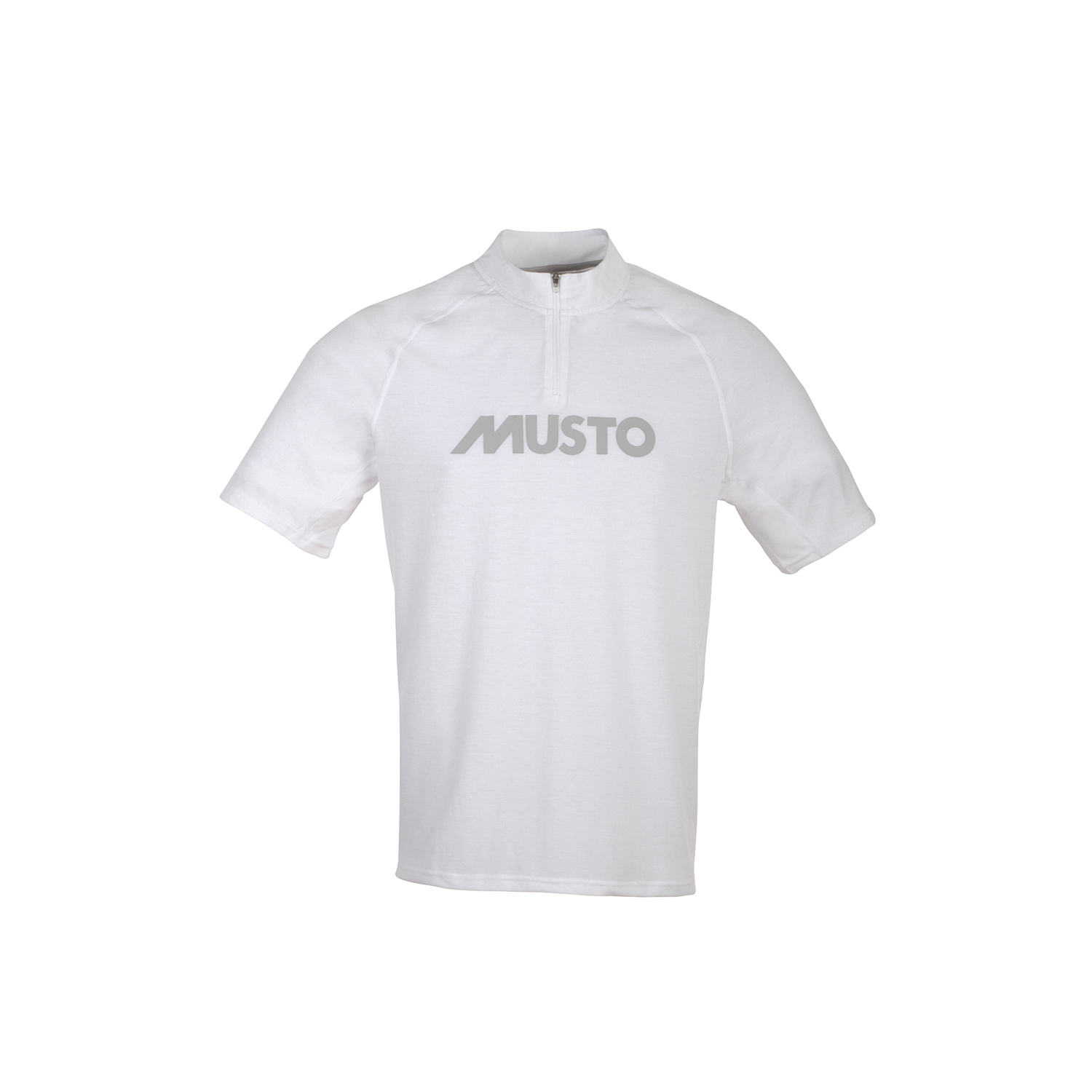 Musto Essential Evolution Uv Postale Dry Fast Collo - Bianco