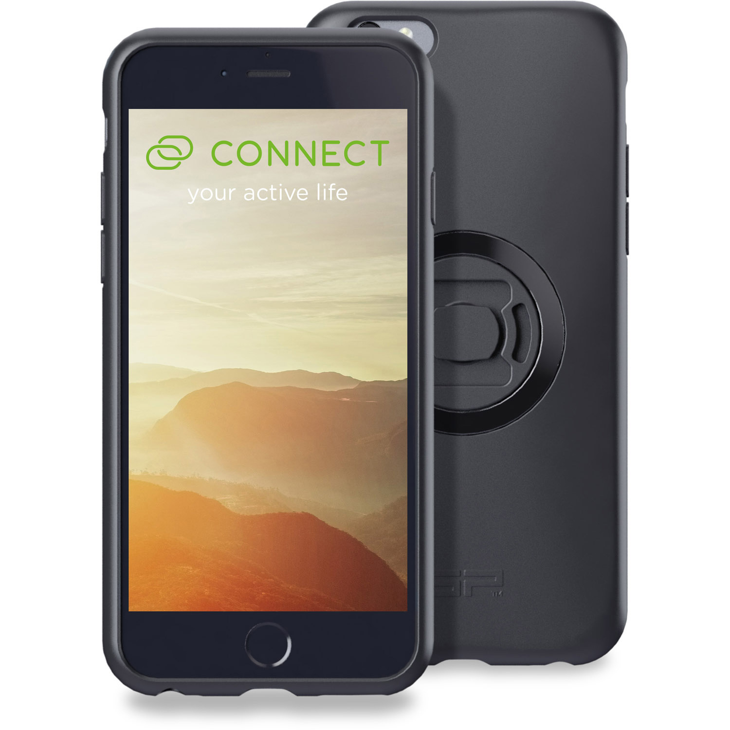 Custodia Portachiavi Per Iphone Connect Iphone 6 / 6S Plus - Nero