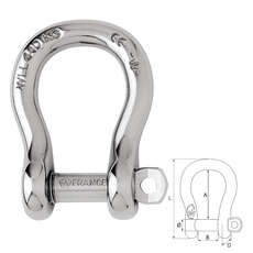 Grillo Ad Arco Forgiato Con Perno Imperdibile Da 5 Mm Wichard