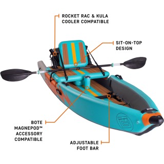 2024 Bote Deus 11 'kayak Gonfiabile Aero - Nativo 110Ide22Na