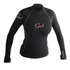 Gul Evotherm Flatlock Manica Lunga Womens Rash Vest / Guards - Nero