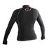 Gul Evotherm Flatlock Manica Lunga Womens Rash Vest / Guards - Nero