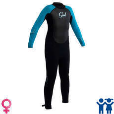 Gul Response Steamer 3/2 Millimetri Junior Girls Muta - Nero / Turq Gul Response Steamer 3/2 Millimetri Junior Girls Muta - Nero / Turq