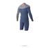 Mystic Artistico 3/2 Gbs Longarm Shorty Frontale Con Zip Muta - Navy