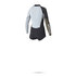 Womens Mystic Diva 3/2 Millimetri Piatte Longarm Fz Super Shorty - Grigio