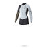 Womens Mystic Diva 3/2 Millimetri Piatte Longarm Fz Super Shorty - Grigio