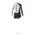 Womens Mystic Diva 3/2 Millimetri Piatte Longarm Bz Super Shorty - Grigio