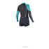 Womens Mystic Diva 3/2 Millimetri Piatte Longarm Fz Super Shorty - Grigio