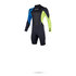 Mystic Star 3/2 Flatlock Backzip Longarm Shorty Neoprene - Lime