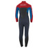 Muta Animal Junior Lava 4/3 Chestzip Blindstitched - Rich Red