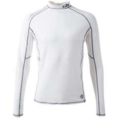 Gill Mens Pro Rash Vest Manica Lunga - Bianco Gill Mens Pro Rash Vest Manica Lunga - Bianco