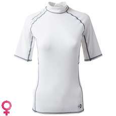 Gill Womens Pro Rash Vest Manica Corta - Bianco Gill Womens Pro Rash Vest Manica Corta - Bianco