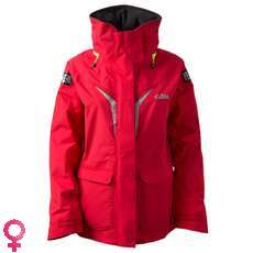 Gill Os3 Womens Coastal Sailing Jacket - Rosso