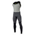 Magic Marine Air Rash Flatlock Long John - Grigio Scuro