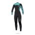 Maglia Mystic Diva 5 / 3Mm Gbs - Muta Per Front-Zip - Grigio
