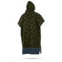 Mystic Allover Stampa Poncho / Fleece / Cambiamento Robe - Esercito
