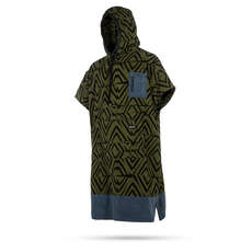 Mystic Allover Stampa Poncho / Fleece / Cambiamento Robe - Esercito Mystic Allover Stampa Poncho / Fleece / Cambiamento Robe - Esercito