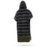 Mystic Allover Stampa Poncho / Fleece / Cambiamento Robe - Grigio