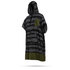 Mystic Allover Stampa Poncho / Fleece / Cambiamento Robe - Grigio