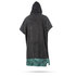 Mystic Allover Stampa Poncho / Fleece / Cambiamento Robe - Mint