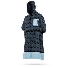 Mystic Allover Stampa Poncho / Fleece / Cambiamento Robe - Peltro Mystic Allover Stampa Poncho / Fleece / Cambiamento Robe - Peltro
