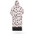 Mystic Allover Stampa Poncho / Fleece / Cambiare Veste - Rosa