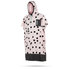 Mystic Allover Stampa Poncho / Fleece / Cambiare Veste - Rosa