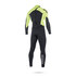 Mistico Star 5/4 Gbs Indietro Zip Muta - Lime