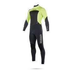 Mistico Star 5/4 Gbs Indietro Zip Muta - Lime Mistico Star 5/4 Gbs Indietro Zip Muta - Lime