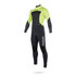 Mistico Star 5/4 Gbs Indietro Zip Muta - Lime