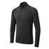 T-Shirt Manica Lunga Con Scollo A Zip Uv Tec Gill Mens - Antracite
