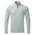 T-Shirt Manica Lunga Con Scollo A Zip Uv Tec Gill Mens - Grigio